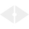 Ekena Millwork Diamond Architectural Grade PVC Ceiling Medallion, 26"W x 17 3/8"H x 3"ID x 9"C x 1"P, Two-Piece CMP26X17DD2-03000 - alternate 2